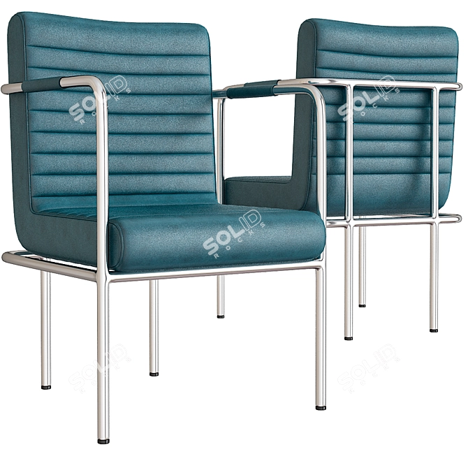 Royal Comfort Armchair by Offecct 3D model image 1