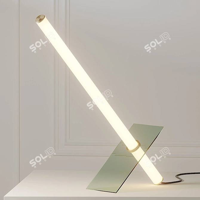 Minimalist Floor Lamp by Naama Hofman 3D model image 1