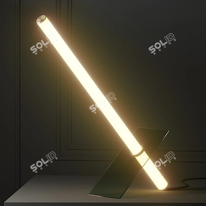 Minimalist Floor Lamp by Naama Hofman 3D model image 2
