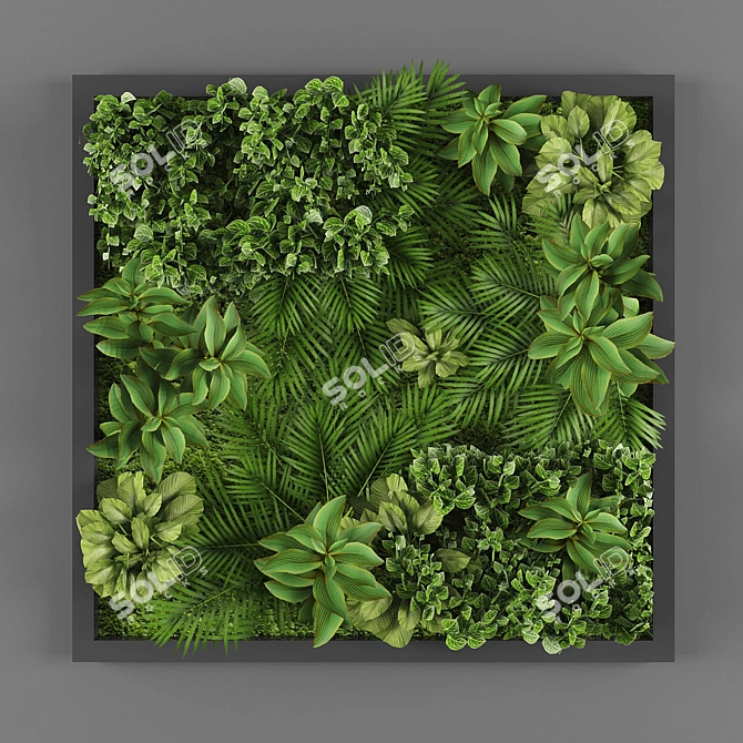 PhytoWall Vertical Garden 3D model image 1