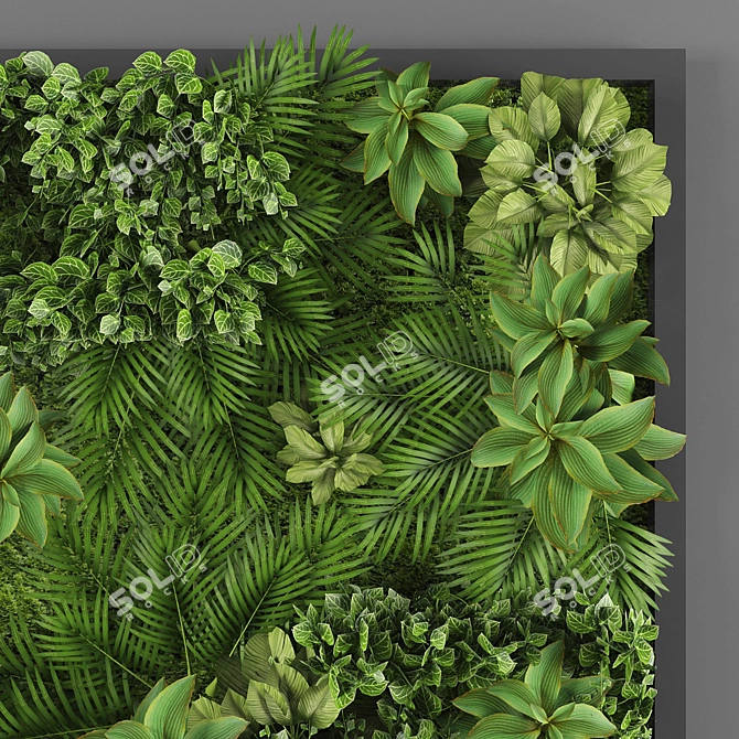 PhytoWall Vertical Garden 3D model image 3