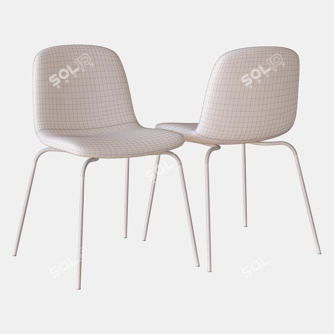 Stylish Tibby Chair: La Redoute 3D model image 3