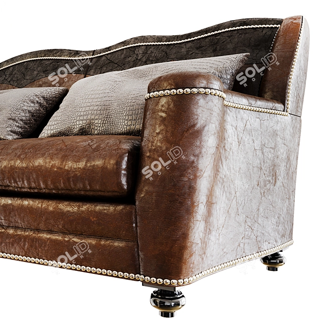 Classic Elegance: Whittemore Sherrill Sofa 3D model image 2