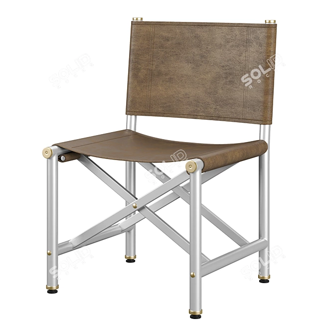 Elegant Palecek Baxter Chair 3D model image 1