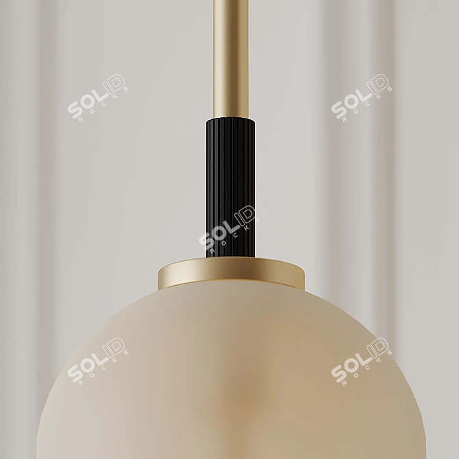 Elegant PIERCE Wall Sconce 3D model image 2