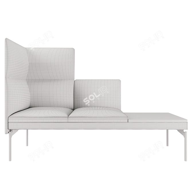 Toronto Modular Sofa: Versatile Design for Open Spaces 3D model image 2