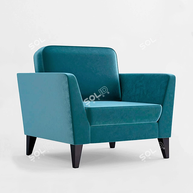 SITS Comfort Armchair 3D model image 1