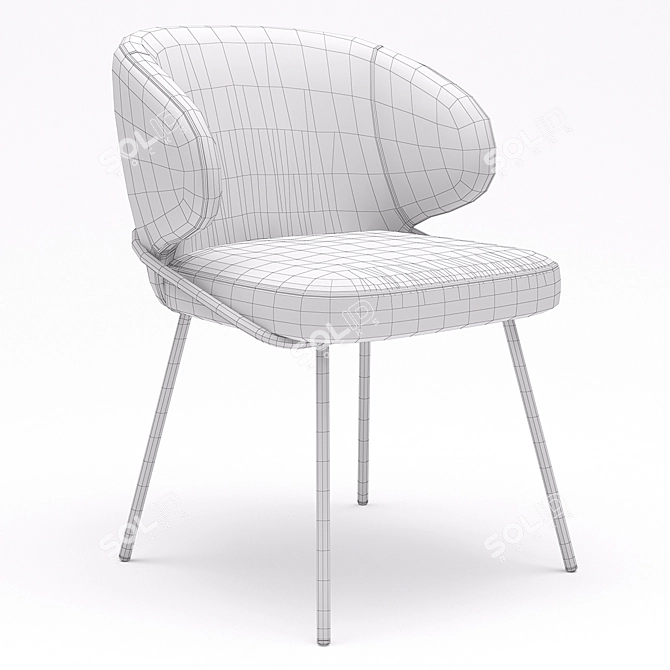 Eichholtz Kinley Dining Chair: Stylish and Comfortable 3D model image 3