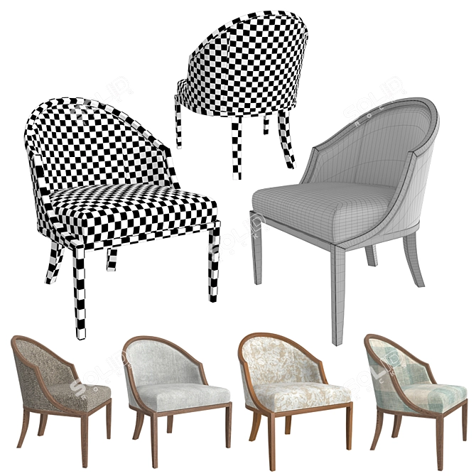 Elegant Jacob Chair: Versatile Design & Quality Craftsmanship 3D model image 2