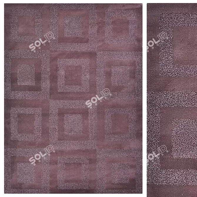 Kronos Contemporary Rug 3D model image 1