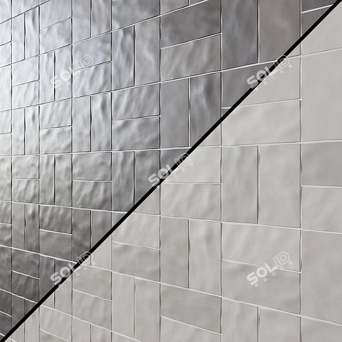 FEZ Matt Ceramic Wall Tile Collection 3D model image 3