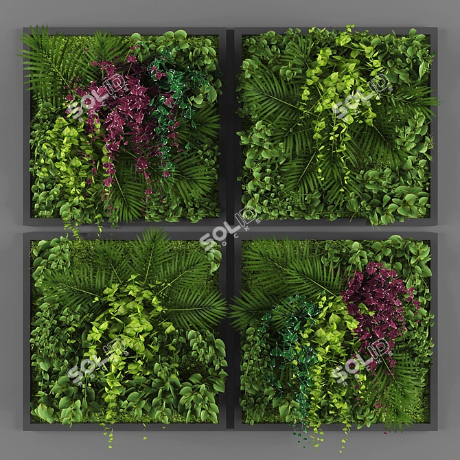 Polys Vertical Garden - 461180 3D model image 1