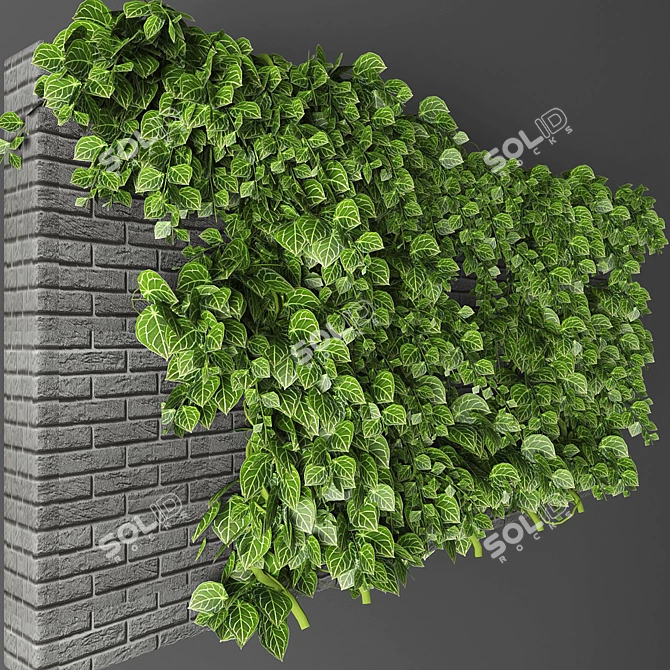 Poly Vertical Garden Kit 3D model image 3