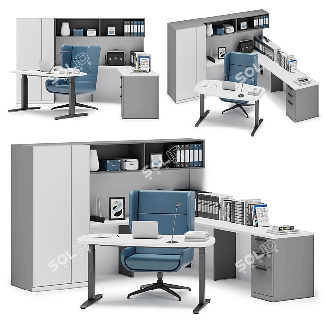 Elevate Your Workspace: Herman Miller Canvas 3D model image 1