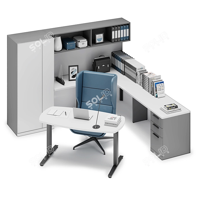 Elevate Your Workspace: Herman Miller Canvas 3D model image 2