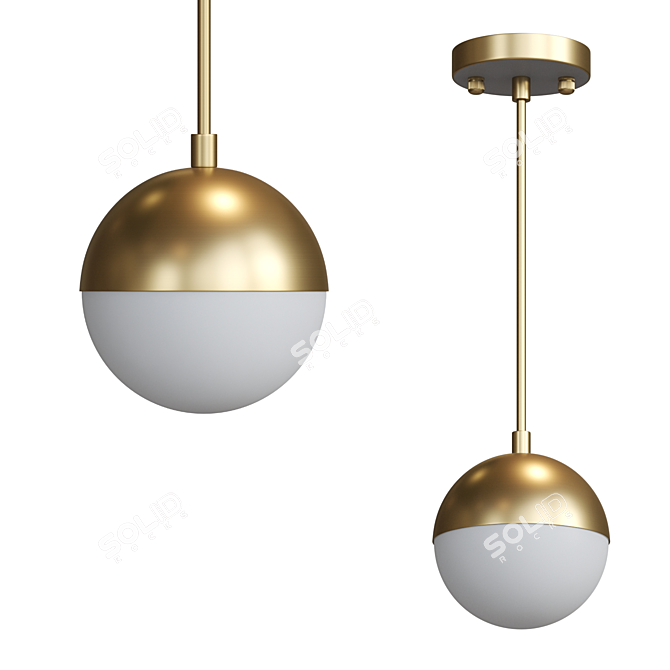Spherical Glow Lamp - Lampatron Ball 1 3D model image 1