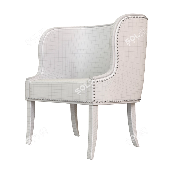Cozy Comfy Lounge Chair 3D model image 3