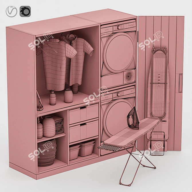 Laundry Decor Bundle - Gorenje 3D model image 3