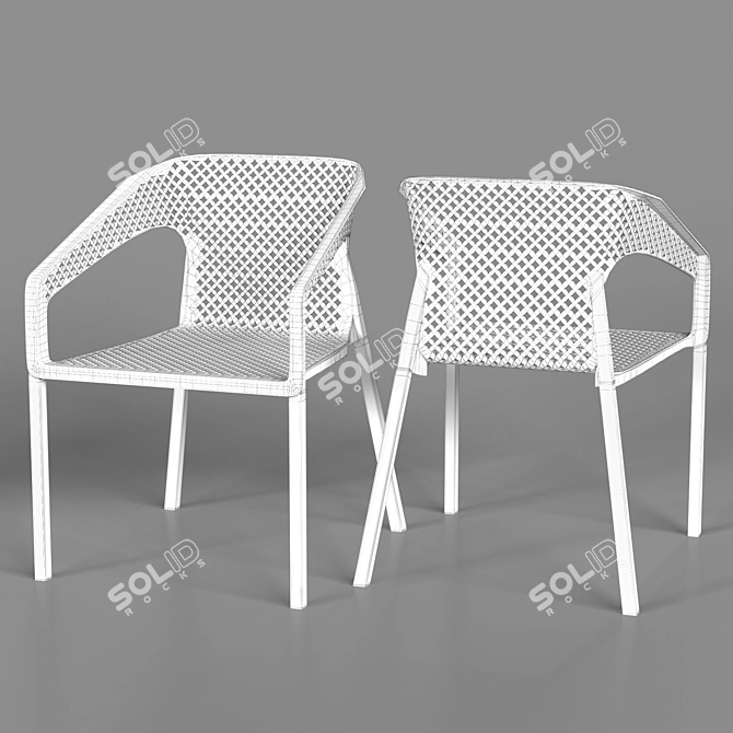 Stylish BC-8313 Chairs: Perfect for Any Space 3D model image 2