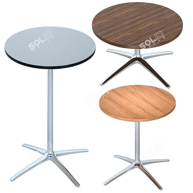 Sleek Design Axis Tables 3D model image 1