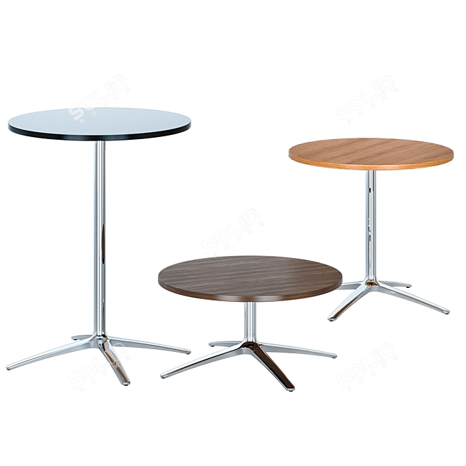 Sleek Design Axis Tables 3D model image 2