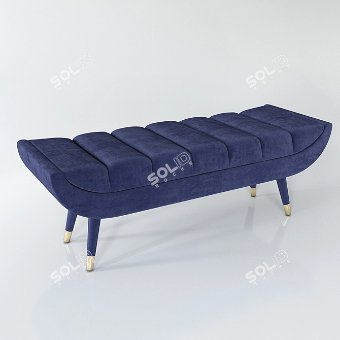 Centennial Elegance Bench 3D model image 1