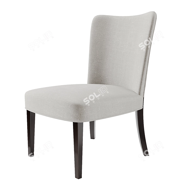 Michael Berman Almont Side Chair 3D model image 2