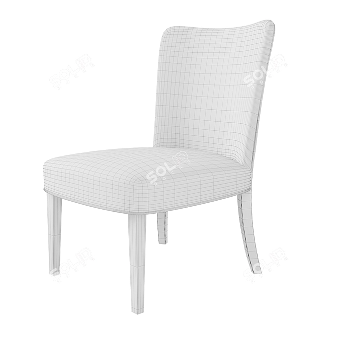 Michael Berman Almont Side Chair 3D model image 3