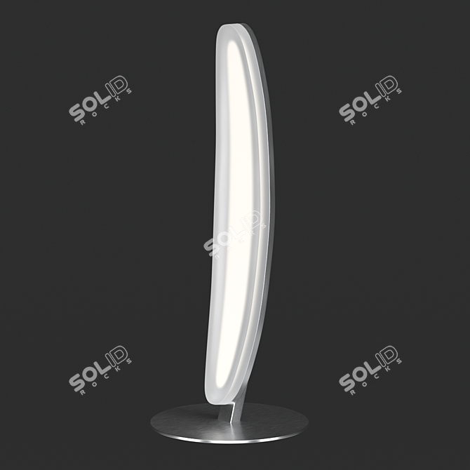 HEMISFERIC 4085: Sleek Table Lamp with Warm LED Light 3D model image 1