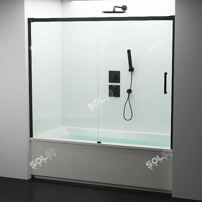 Radaway Shower Cabins Set 3D model image 3