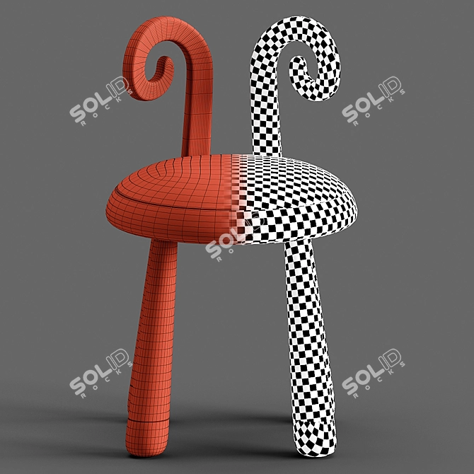 Kids Chair: 2013 Design 3D model image 3