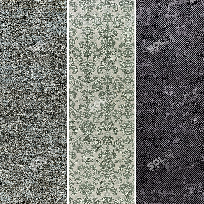 Himalayan Highland Wool Carpets 3D model image 2