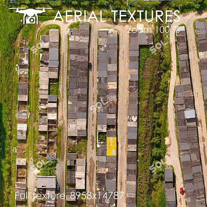 Aerial Exterior Texture 3D model image 3