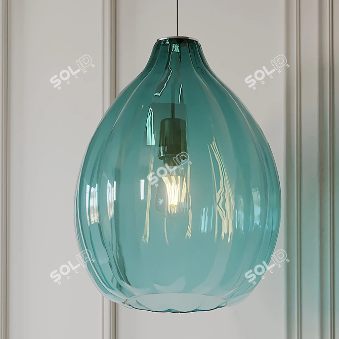 Elegant Harper Pendant Lighting 3D model image 2