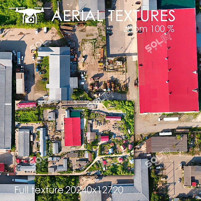  Aerial Sector Texture 273 3D model image 1