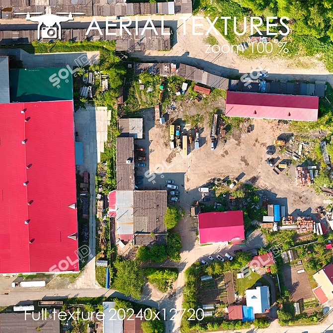  Aerial Sector Texture 273 3D model image 2