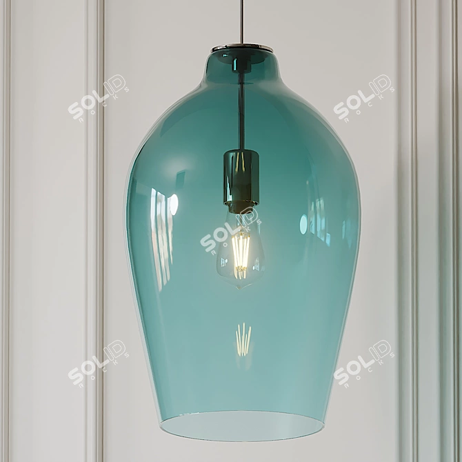 Modern Elegance: Prescott Pendant 3D model image 2