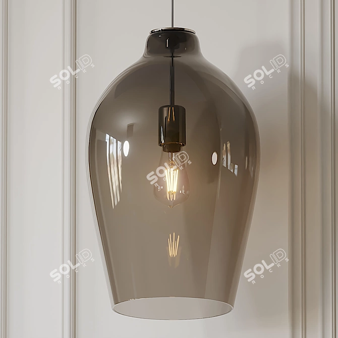 Modern Elegance: Prescott Pendant 3D model image 3