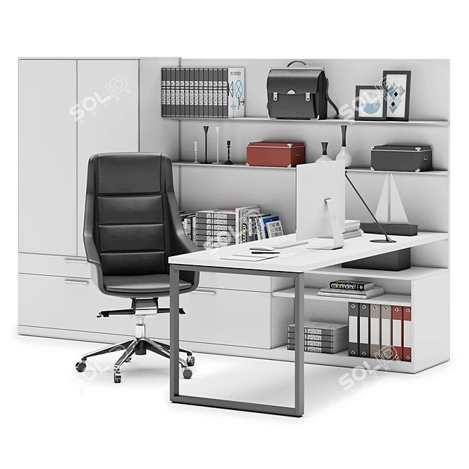 Canvas Private Office by Herman Miller 3D model image 2