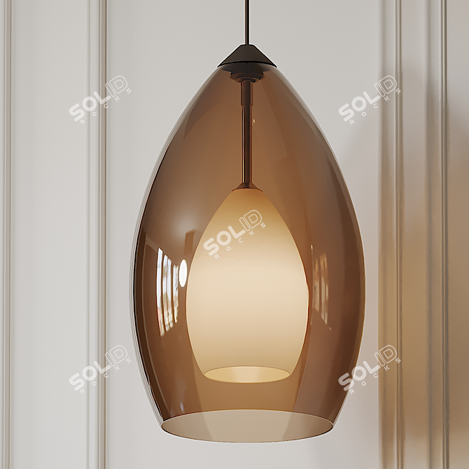 Ignite Your Space: Fire Pendant Lighting 3D model image 2