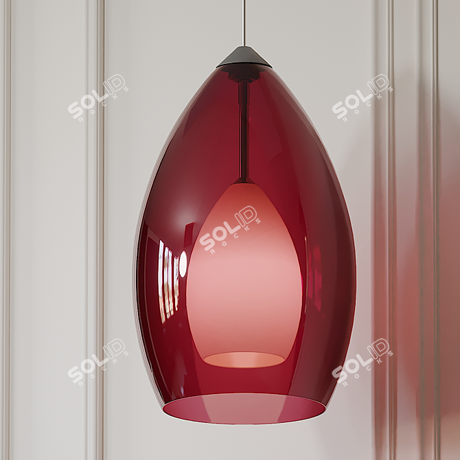 Ignite Your Space: Fire Pendant Lighting 3D model image 3