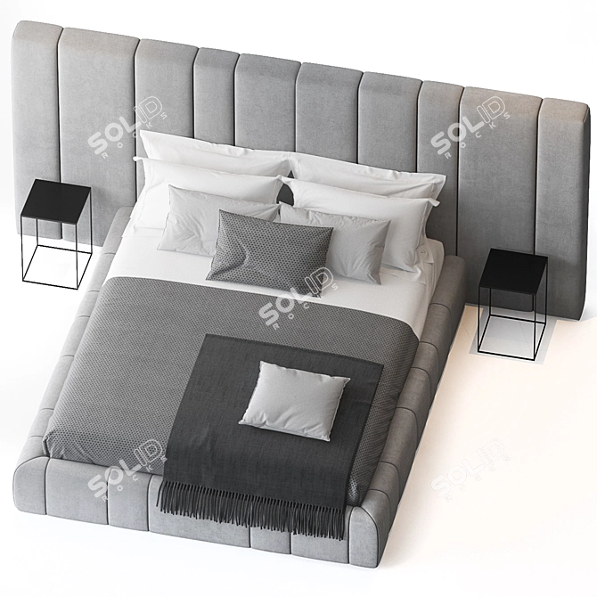 Italian Elegance - 5050 ITALO Bed 3D model image 2