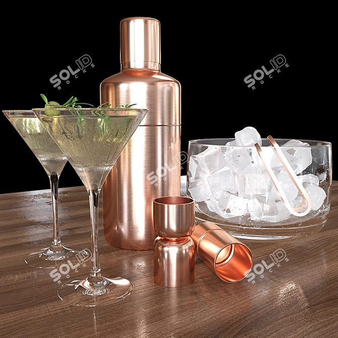 Elevate your Martini Experience 3D model image 1