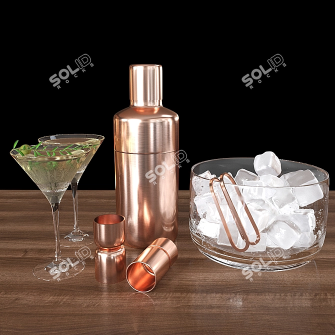 Elevate your Martini Experience 3D model image 2