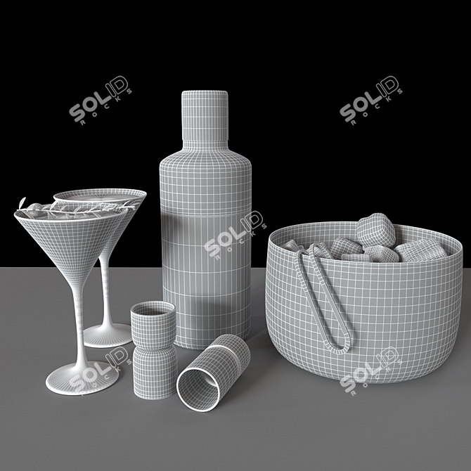 Elevate your Martini Experience 3D model image 3