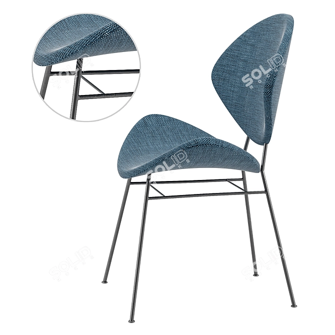 Timeless Fishnet Chair 3D model image 3