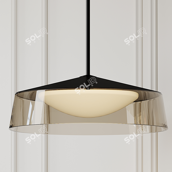 Masque Grande Pendant: Contemporary Lighting by Tech Lighting 3D model image 2