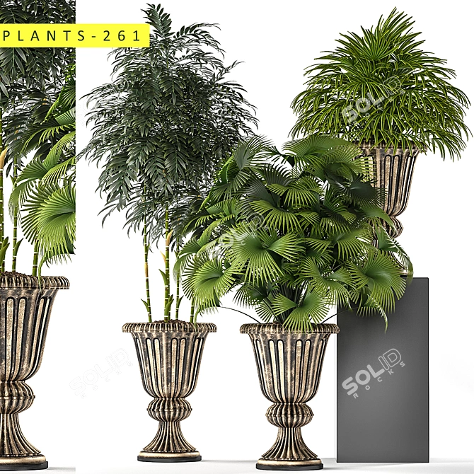 Lush Greens- 3D Plants Collection 3D model image 1