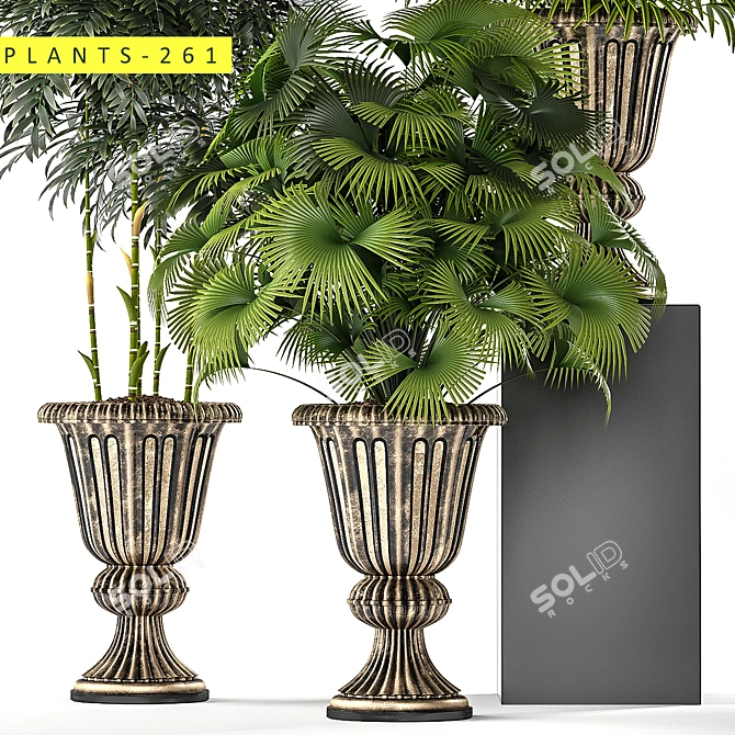 Lush Greens- 3D Plants Collection 3D model image 2