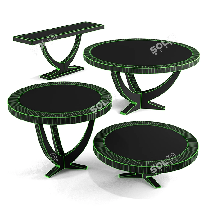 Eichholtz Umberto Tables: Style and Elegance 3D model image 3